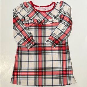 Wondershop at Target Kids Plaid Nightgown Sleepwear with Ruffle Trim Size 3T